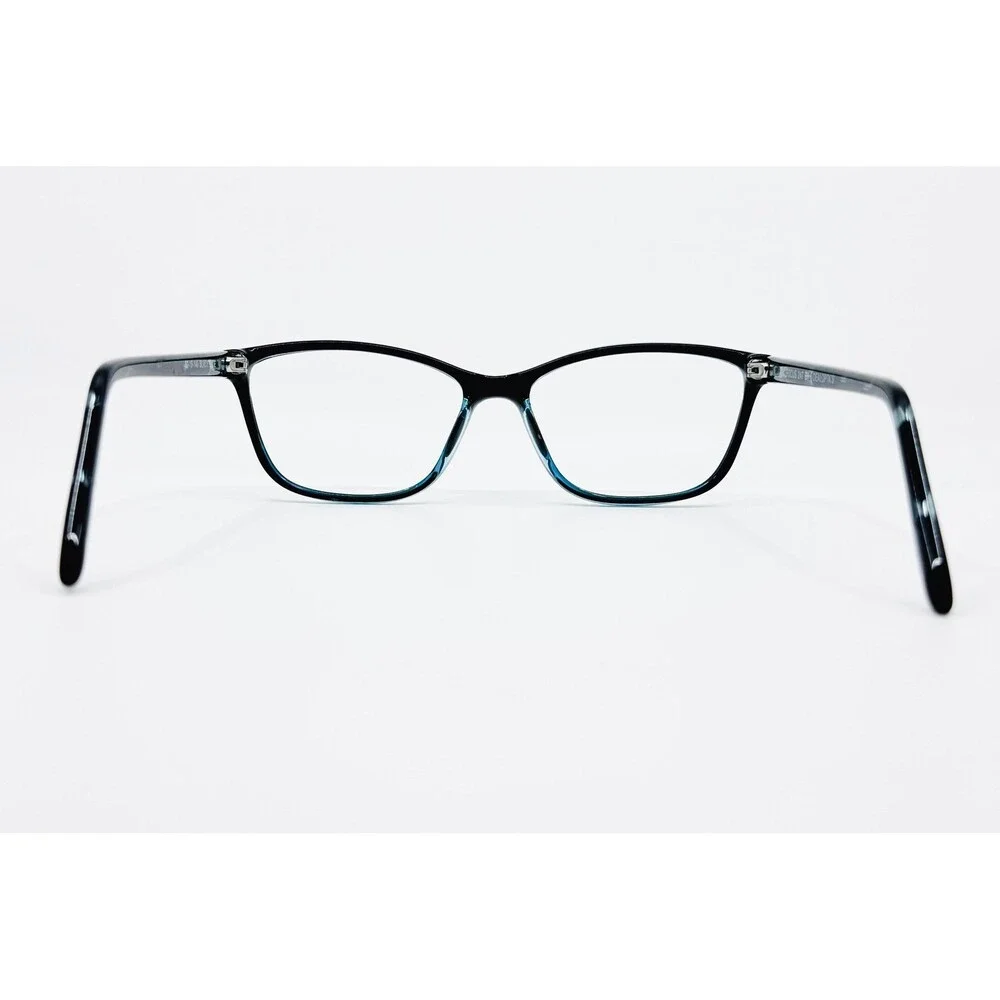 Focus 247 Eyeglasses Women Black Blue Cat Eye Frame 52-15-140